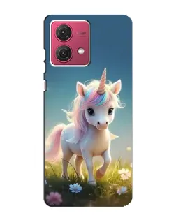 Чехол для Motorola MOTO G84 с картинкой «Единорог на поляне» Чехол для Motorola MOTO G84 с картинкой «Единорог на поляне»