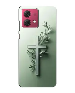 Чехол для Motorola MOTO G84 с картинкой «Оливковая ветвь»