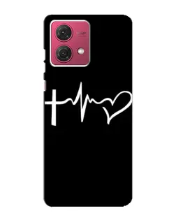 Чехол для Motorola MOTO G84 с картинкой «Пульс веры»
