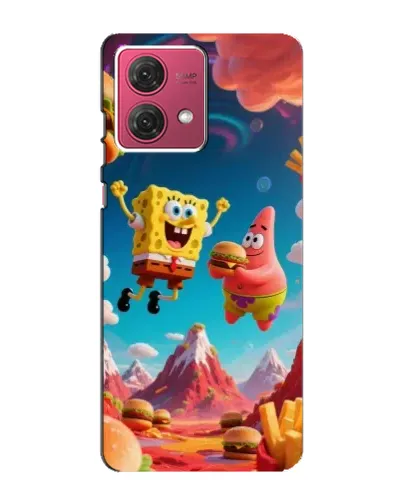 Чехол для Motorola MOTO G84 с картинкой «Космический фастфуд» Чехол для Motorola MOTO G84 с картинкой «Космический фастфуд»