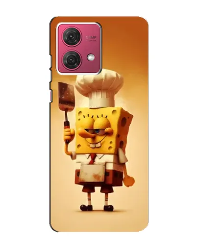 Чехол для Motorola MOTO G84 с картинкой «Губка Боб повар» Чехол для Motorola MOTO G84 с картинкой «Губка Боб повар»