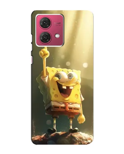 Чехол для Motorola MOTO G84 с картинкой «Сияющий Спанч Боб» Чехол для Motorola MOTO G84 с картинкой «Сияющий Спанч Боб»