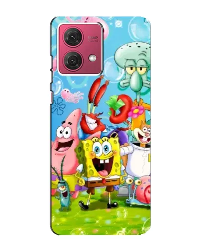 Чехол для Motorola MOTO G84 с картинкой «Губка Боб и друзья» Чехол для Motorola MOTO G84 с картинкой «Губка Боб и друзья»