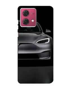 Чехол для Motorola MOTO G84 с картинкой «Tesla Model S Look»