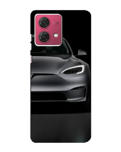 Чехол для Motorola MOTO G84 с картинкой «Tesla Model S Look»