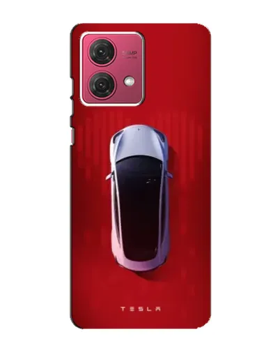 Чехол для Motorola MOTO G84 с картинкой «Tesla Top View»