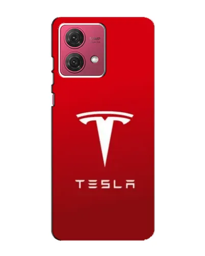 Чехол для Motorola MOTO G84 с картинкой «Tesla Red Classic»