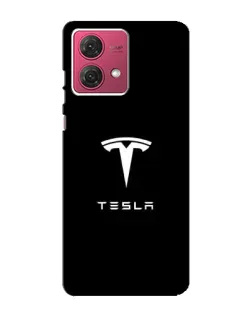 Чехол для Motorola MOTO G84 с картинкой «Tesla White Logo» Чехол для Motorola MOTO G84 с картинкой «Tesla White Logo»