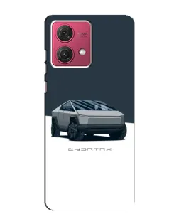 Чехол для Motorola MOTO G84 с картинкой «Серебристый Cybertruck Tesla» Чехол для Motorola MOTO G84 с картинкой «Серебристый Cybertruck Tesla»