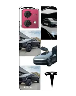 Чехол для Motorola MOTO G84 с картинкой «Коллаж Cybertruck Tesla» Чехол для Motorola MOTO G84 с картинкой «Коллаж Cybertruck Tesla»