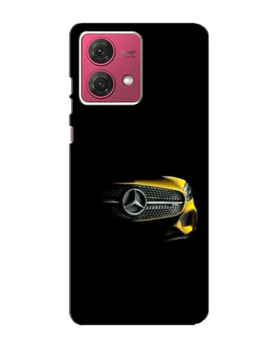 Чехол для Motorola MOTO G84 с картинкой «Mercedes — ретро стиль»