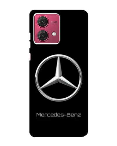 Чехол для Motorola MOTO G84 с картинкой «Mercedes Silver Logo»