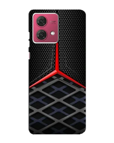 Чехол для Motorola MOTO G84 с картинкой «Mercedes Carbon Grid»