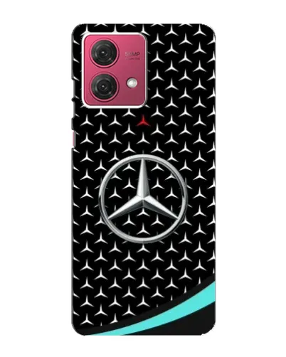 Чехол для Motorola MOTO G84 с картинкой «Mercedes — бирюзовый акцент»