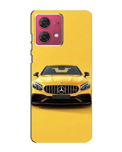 Чехол для Motorola MOTO G84 с картинкой «Желтый Mercedes GT»