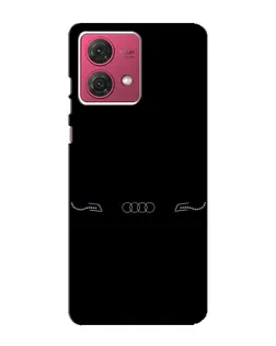 Чехол для Motorola MOTO G84 с картинкой «Audi — световой подпись» Чехол для Motorola MOTO G84 с картинкой «Audi — световой подпись»
