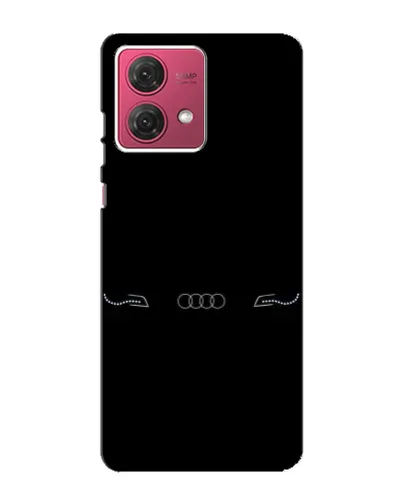 Чехол для Motorola MOTO G84 с картинкой «Audi — световой подпись»