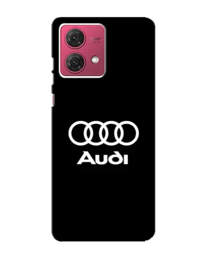 Чехол для Motorola MOTO G84 с картинкой «Классическое лого Audi»