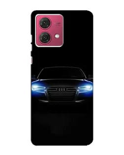 Чехол для Motorola MOTO G84 с картинкой «Audi в неоне» Чехол для Motorola MOTO G84 с картинкой «Audi в неоне»