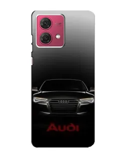 Чехол для Motorola MOTO G84 с картинкой «Audi — градиентный контур» Чехол для Motorola MOTO G84 с картинкой «Audi — градиентный контур»