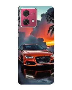 Чехол для Motorola MOTO G84 с картинкой «Audi — закат» Чехол для Motorola MOTO G84 с картинкой «Audi — закат»