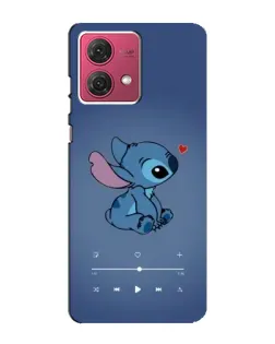 Чехол для Motorola MOTO G84 с картинкой «Музыкальный Stitch»