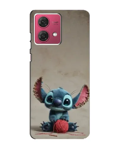 Чехол для Motorola MOTO G84 с картинкой «Стич на коричневом фоне» Чехол для Motorola MOTO G84 с картинкой «Стич на коричневом фоне»