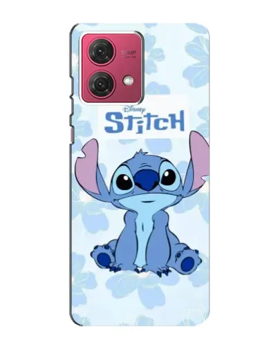 Чехол для Motorola MOTO G84 с картинкой «Stitch среди цветов» Чехол для Motorola MOTO G84 с картинкой «Stitch среди цветов»