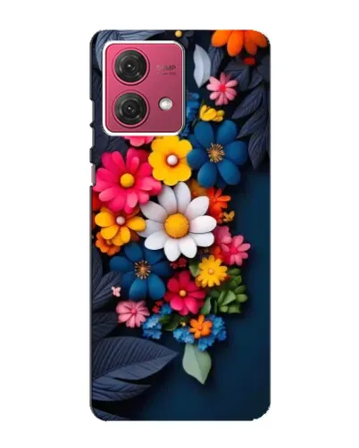 Чехол для Motorola MOTO G84 с картинкой «Цветочная феерия»