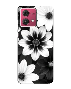 Чехол для Motorola MOTO G84 с картинкой «Монохромные астры» Чехол для Motorola MOTO G84 с картинкой «Монохромные астры»