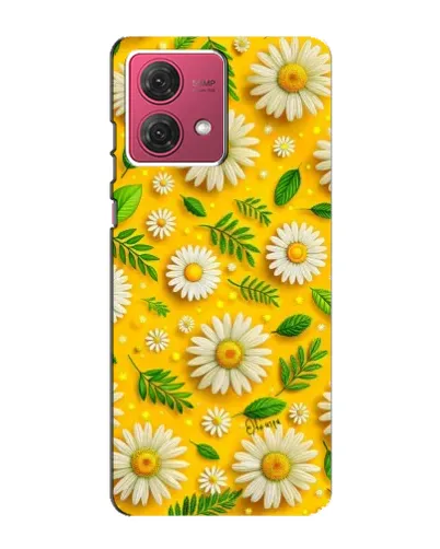 Чехол для Motorola MOTO G84 с картинкой «Ромашковое солнце»