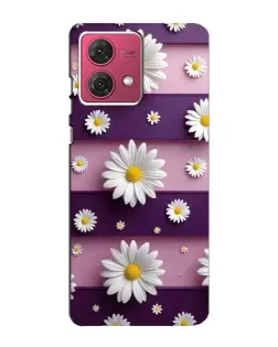 Чехол для Motorola MOTO G84 с картинкой «Ромашки на фиолетовом» Чехол для Motorola MOTO G84 с картинкой «Ромашки на фиолетовом»