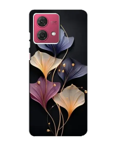 Чехол для Motorola MOTO G84 с картинкой «Лиловые цветы грации»