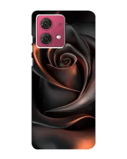 Чехол для Motorola MOTO G84 с картинкой «Шелковая черная роза» Чехол для Motorola MOTO G84 с картинкой «Шелковая черная роза»