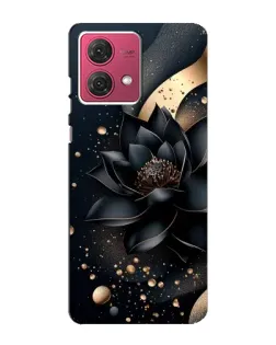 Чехол для Motorola MOTO G84 с картинкой «Черный лотос» Чехол для Motorola MOTO G84 с картинкой «Черный лотос»