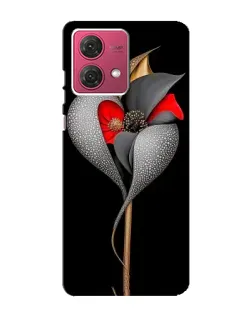 Чехол для Motorola MOTO G84 с картинкой «Серебряный фантазийный цветок» Чехол для Motorola MOTO G84 с картинкой «Серебряный фантазийный цветок»
