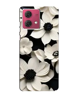 Чехол для Motorola MOTO G84 с картинкой «Объемные белые цветы» Чехол для Motorola MOTO G84 с картинкой «Объемные белые цветы»