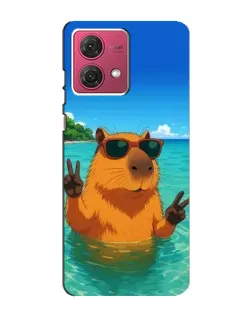 Чехол для Motorola MOTO G84 с картинкой «Морская капибара» Чехол для Motorola MOTO G84 с картинкой «Морская капибара»