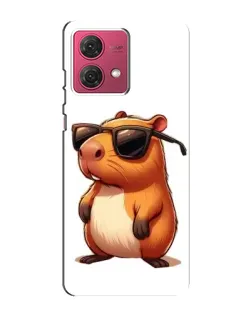 Чехол для Motorola MOTO G84 с картинкой «Капибара в очках» Чехол для Motorola MOTO G84 с картинкой «Капибара в очках»