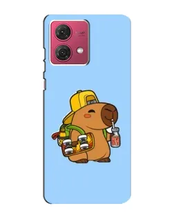 Чехол для Motorola MOTO G84 с картинкой «Капибара на скейте» Чехол для Motorola MOTO G84 с картинкой «Капибара на скейте»