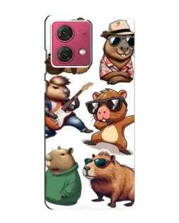 Чехол для Motorola MOTO G84 с картинкой «Крутые капибары музыканты» Чехол для Motorola MOTO G84 с картинкой «Крутые капибары музыканты»