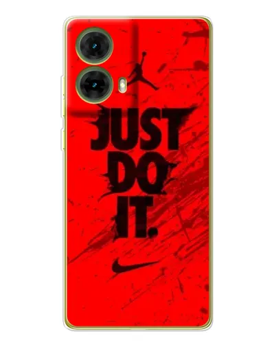 Чехол для Motorola MOTO G85 с картинкой «Nike Just Do It»