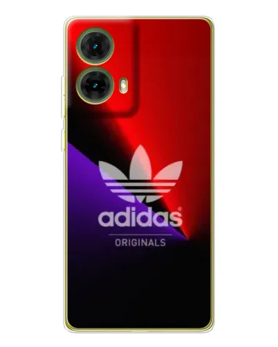 Чехол для Motorola MOTO G85 с картинкой «Adidas Red Neon»