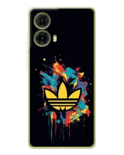 Чехол для Motorola MOTO G85 с картинкой «Adidas Splash» Чехол для Motorola MOTO G85 с картинкой «Adidas Splash»