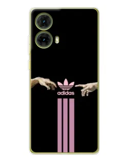 Чехол для Motorola MOTO G85 с картинкой «Adidas Hands» Чехол для Motorola MOTO G85 с картинкой «Adidas Hands»