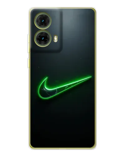 Чехол для Motorola MOTO G85 с картинкой «Неоновый контур Nike» Чехол для Motorola MOTO G85 с картинкой «Неоновый контур Nike»
