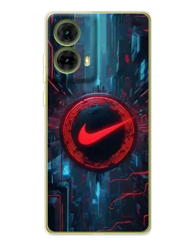 Чехол для Motorola MOTO G85 с картинкой «Техногенный стиль Nike» Чехол для Motorola MOTO G85 с картинкой «Техногенный стиль Nike»