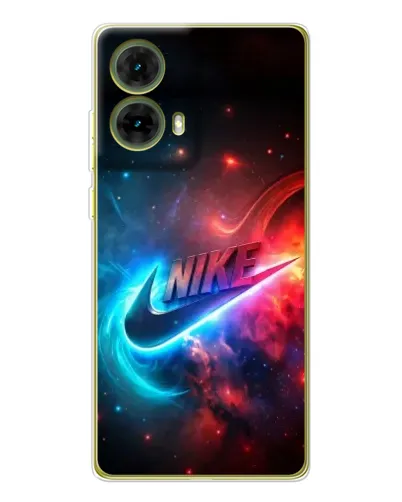 Чехол для Motorola MOTO G85 с картинкой «Огненный логотип Nike» Чехол для Motorola MOTO G85 с картинкой «Огненный логотип Nike»