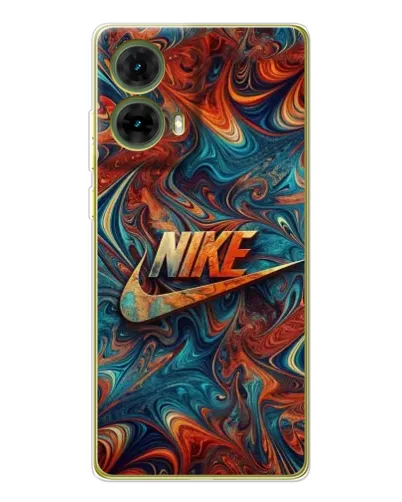 Чехол для Motorola MOTO G85 с картинкой «Nike в абстракции» Чехол для Motorola MOTO G85 с картинкой «Nike в абстракции»