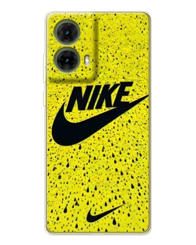 Чехол для Motorola MOTO G85 с картинкой «Желтый текстурный Nike» Чехол для Motorola MOTO G85 с картинкой «Желтый текстурный Nike»